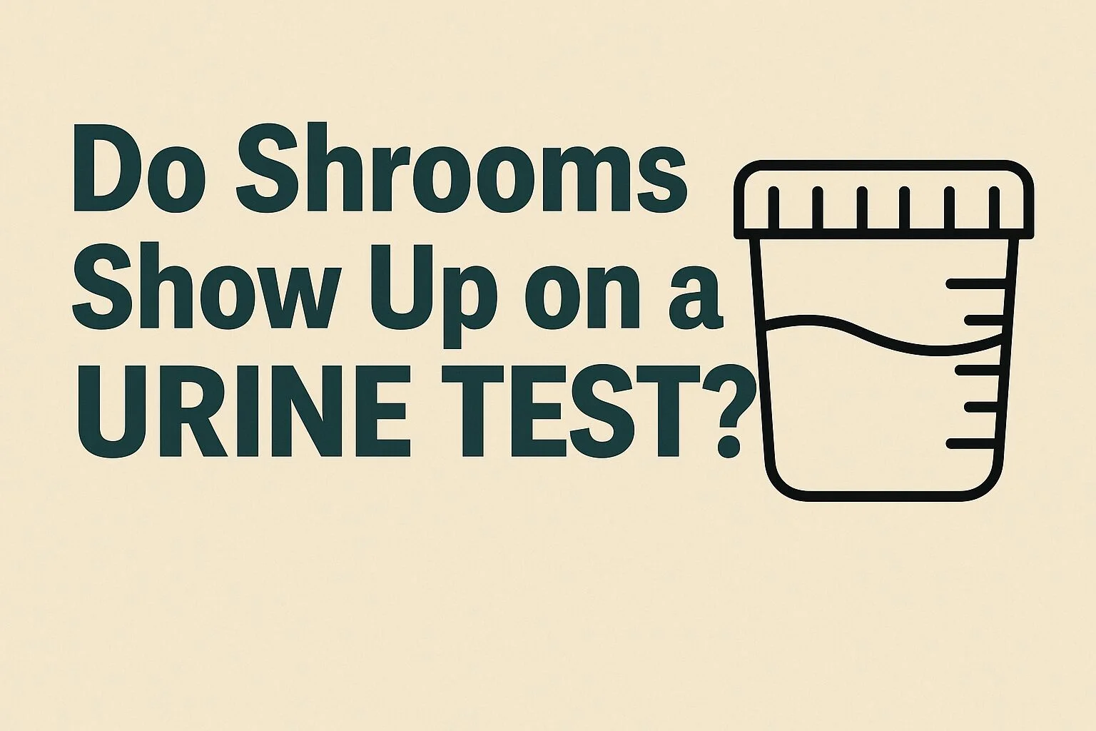 DO SHROOMS SHOW UP ON A URINE TEST