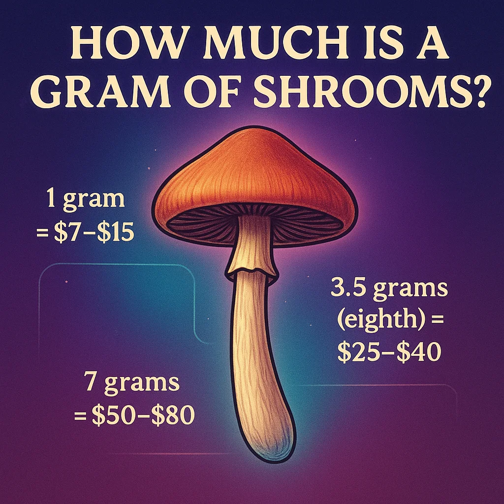 HOW MUCH IS A GRAM OF SHROOMS